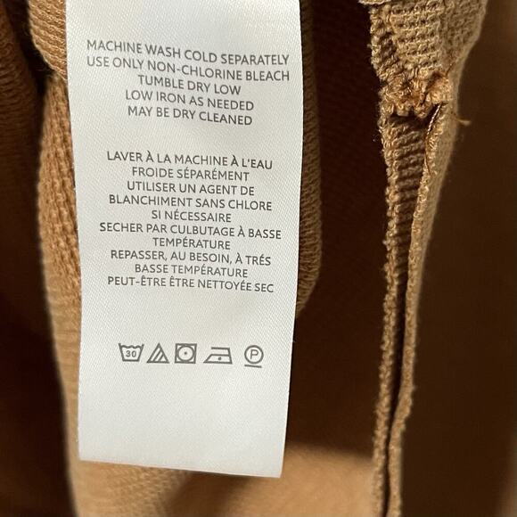 Free People Tasha Thermal Top Size L Ochre Combo Snap Button Cuffs Bohemian - Picture 7 of 8